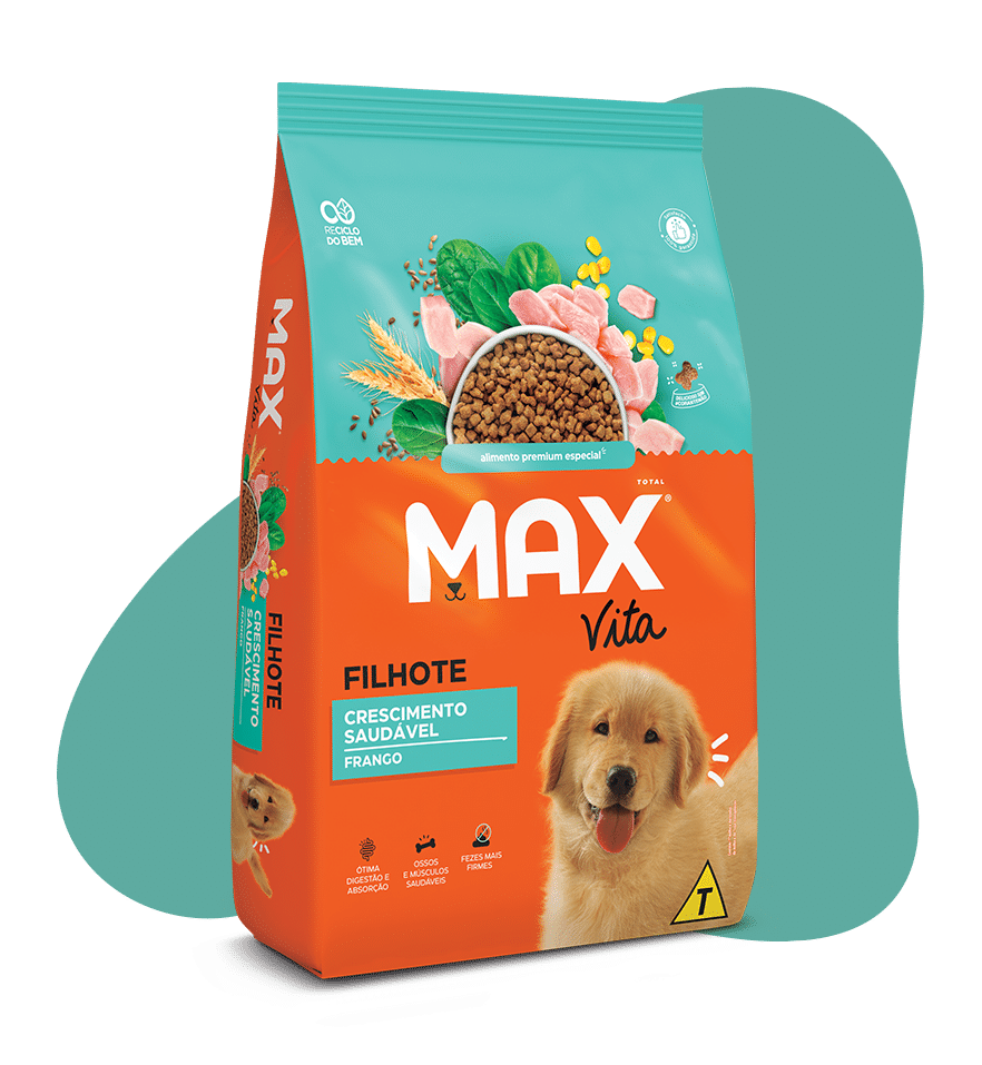 Max Vita Filhotes Crescimento Saudável Frango