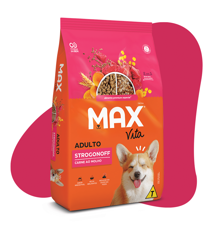 Max Vita Adulto Strogonoff Carne ao Molho