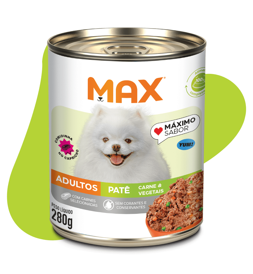 Max Patê Adultos Carne e Vegetais