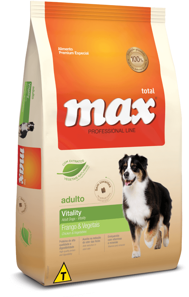 Max Professional Line Vitality Adulto Frango e Vegetais