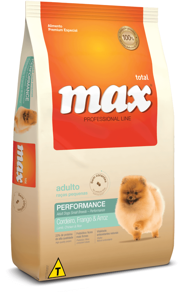 Max Professional Line Performance Raças Pequenas Cordeiro, Frango e Arroz