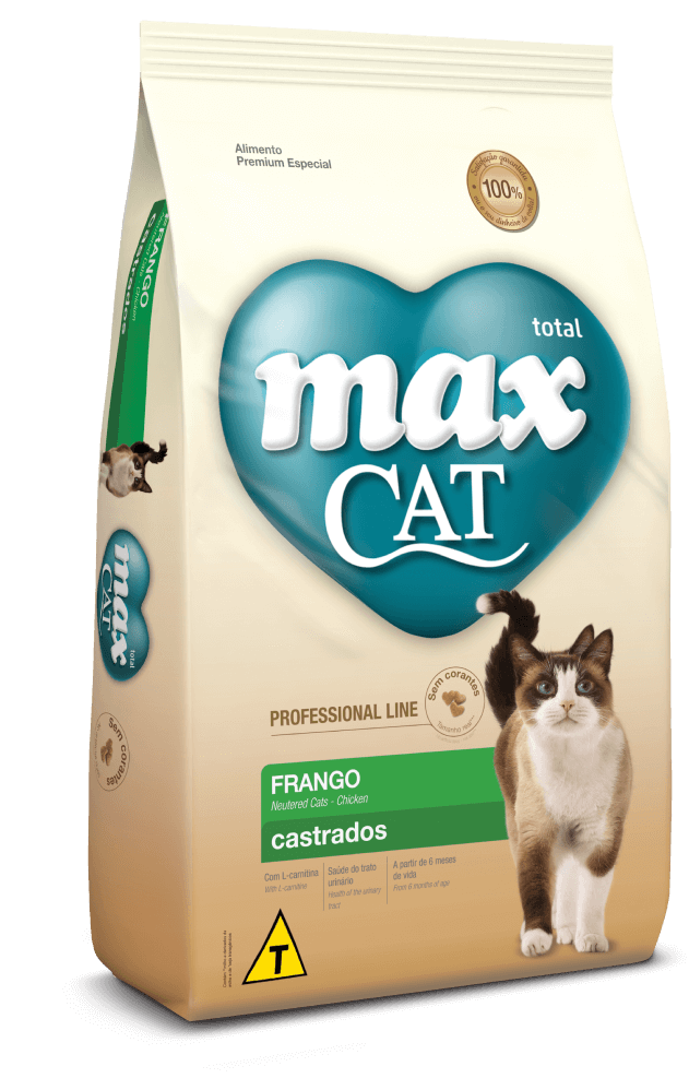 Max Cat Castrados Frango