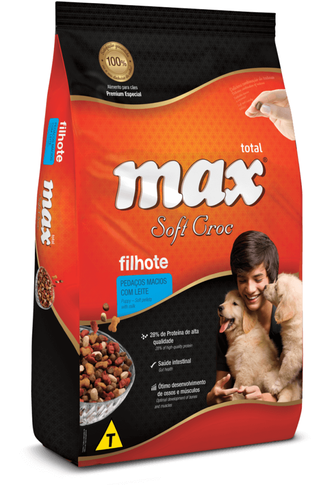 Max Soft Croc Filhotes Pedaços Macios com Leite