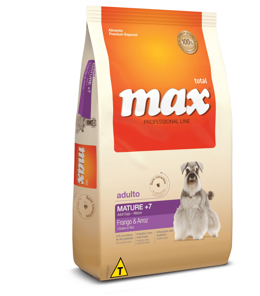 Max Professional Line Adultos Mature +7 Frango e Arroz