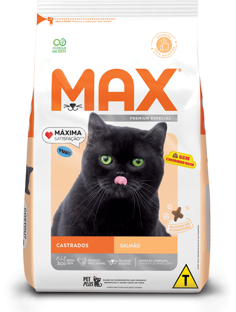 Max Cat Castrado Salmão