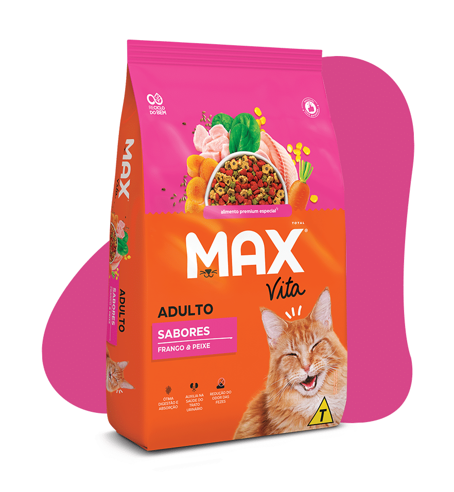 Max Vita Adultos Sabores Frango & Peixe